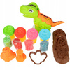 Dinozaur Zestaw Masa Plastyczna Wyciskarka + Wulkan Diy