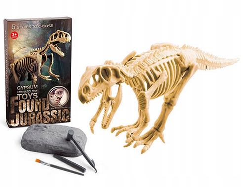 Skamielina Jajo Dinozaura Z Figurką Dinozaura Jurassic T-Rex W Zestawie