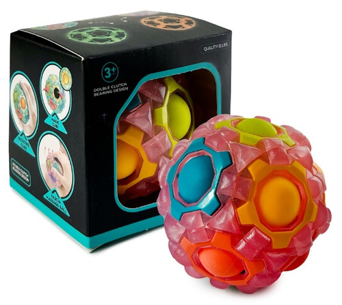 PIŁKA DO MASAŻU ĆWICZEŃ RELAKSUJĄCA ROLLER MASAŻER FLUORESTENCYJNA