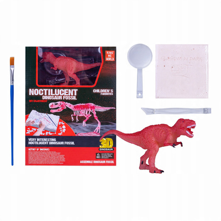 Skamielina Fluor Dinozaur Szkielet Tyranozaurus