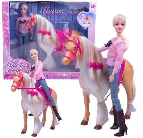 Lalka Z Konikiem Z Ruchomymi Elementami Z Efektami Dźwiękowymi