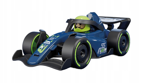 Formuła 1 Zabawka Wyścigówka Lena Granatowa Z Kierowcą Gumowe Koła
