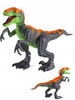 Figurka Dinozaura Velociraptor Z Ruchomymi Kończynam Z Dźwiękiem Światłem