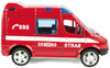 Straż Pożarna Auto Pojazd Strażacki Metalowy 8 Cm Mini Van