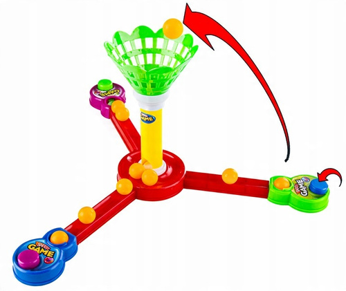 Gra Strzelanie Kulkami Zręcznościowa Gra Rodzinna Koszykówka