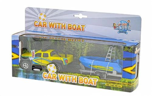 Auto Pick-Up Metal Napęd Światło/Dźwięk Z Łodzią