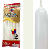 Balony Do Modelowania Białe 100 Sztuk Z Pompka Zwierzęta Impreza Urodziny