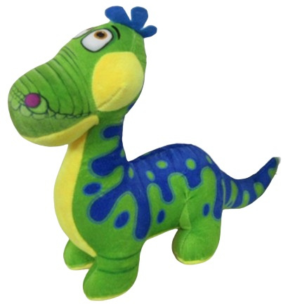 PLUSZ DINOZAUR 26 CM ZIELONO-NIEBIESKI, pak 66 
wymiar 26 cm
