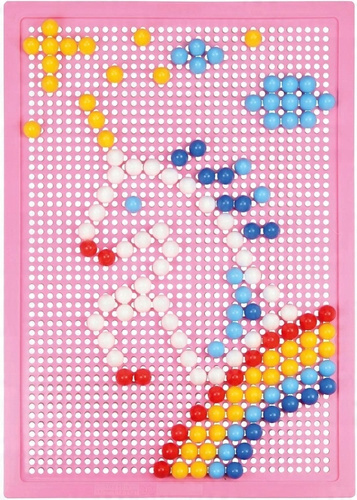 Lena Układanka Mozaika Do Układania Guziczkowa Różowa