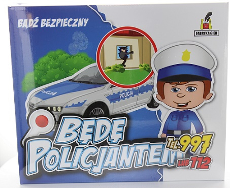 Gra edukacyjna dla dzieci będę policjantem