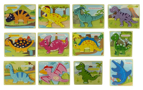 DREW. UKŁADANKA DINOZAURY FOLIA PAK 120
Wymiary 15x18x1,3 cm / Waga 110 g