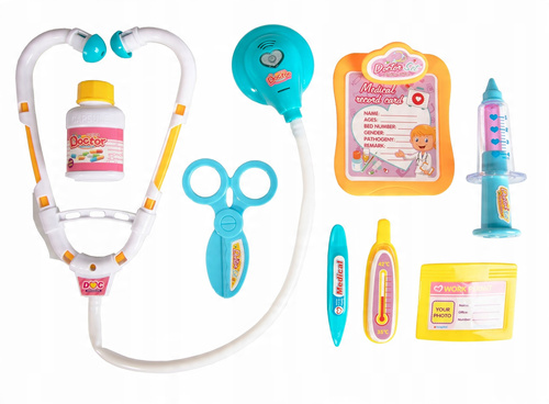 Zestaw Lekarski W Niebieskiej Walizce Efekty Dźwiękowe Oraz Świetlne