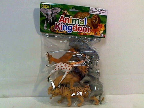 ZWIERZĘTA DZIKIE SAFARI*6 WOREK