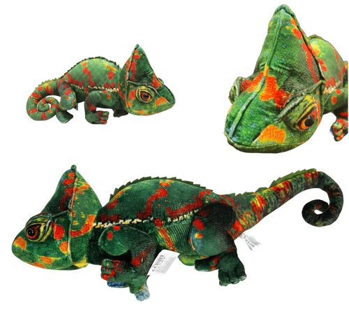 Maskotka Kameleon Przytulanka Miła W Dotyku 50 Cm Pluszowy Zwierzak