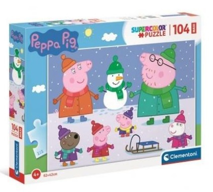 PUZZLE MAXI 104 PEPPA NA SANKACH