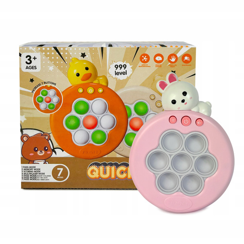 Gra Zręcznościowa Pop It Popit Antystresowa Króliczek / Astronauta