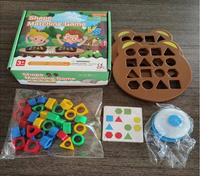 EDUKACYJNA GRA MONTESSORI DOPASOWYWANIE KSZTAŁTÓW WZORÓW