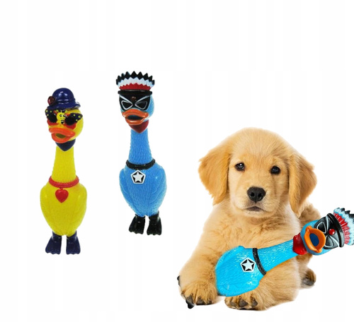 Figurka Zabawka Gumowa Z Dźwiękiem Piszcząca Gryzak Dla Psa Do Zabawy