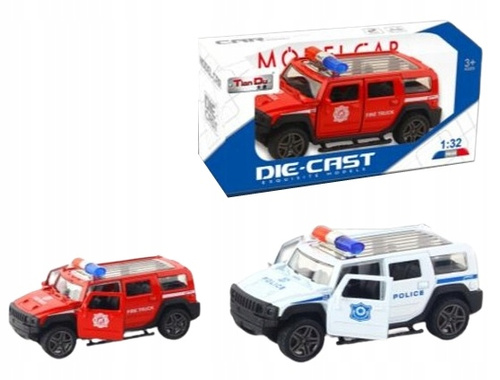 Auto Resorak Hummer Z Otwieranymi Drzwiami Mała Zabawka Prezent PullBack