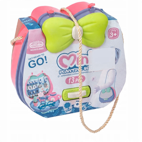 Zestaw Małej Ogrodniczki W Torebce Dużo Elementów Do Zabawy Dla Dzieci