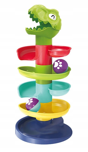 Wieża Z Piłeczkami Zjeżdżalnia Kuleczkowa Piłeczki Dla Maluchów Dinozaur