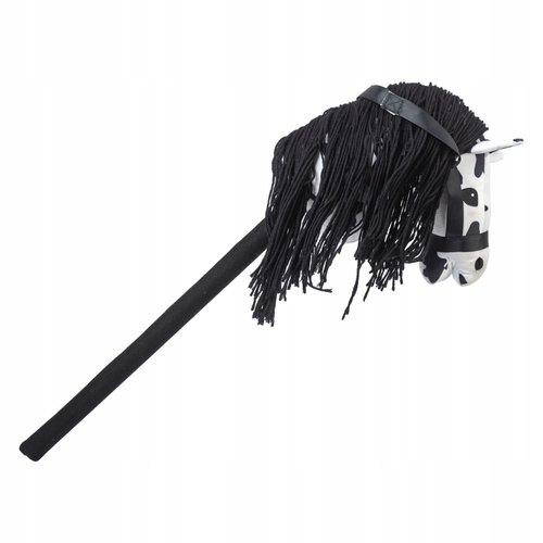 Pluszowa Głowa Konia Na Kiju Z Dźwiękiem Hobby Horse Zabawka Z Grzywą