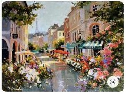 Diamentowa Mozaika Paryska Ulica 30x40 Cm Kreatywne Diamenty