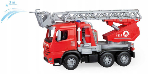 Duża Straż Pożarna Worxx Mercedes Benz Wóz Strażacki Armatka Na Prezent