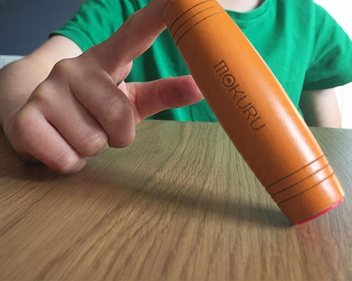 Mokuru Drewniane Fidget Roller Oryginał Zręczność