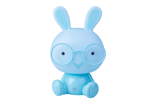 LAMPKA NOCNA LEED KRÓLIK 30 CM! NIEBIESKA