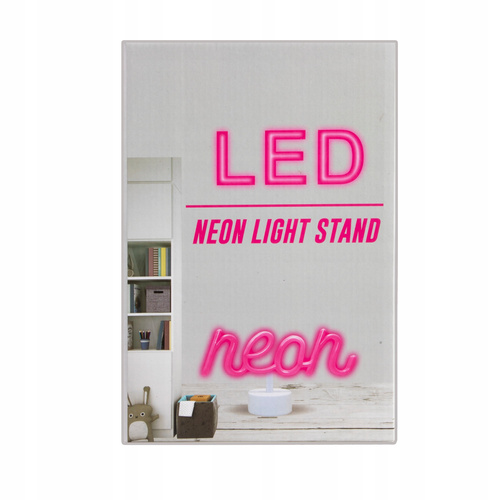 LAMPA NEON STOJĄCA BIURKOWA GWIAZDA
