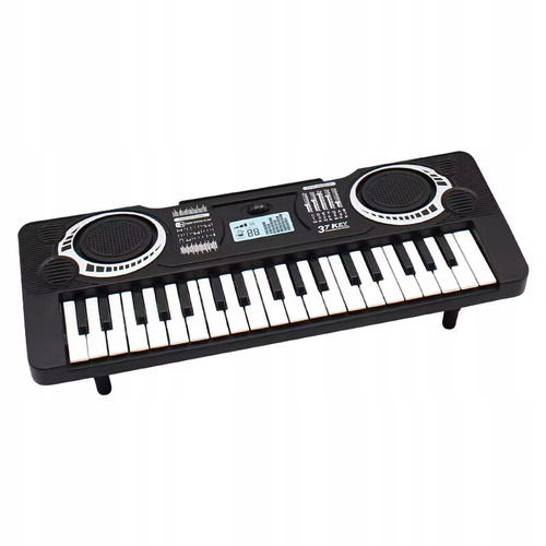 Keyboard Pianino Dla Dzieci Z Efektami Dźwiękowymi Kolor Czarny