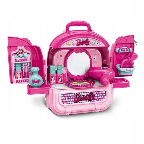 Domek Dla Lalek Toaletka Dziecięca W Mobilnym Plecaku 3 W 1