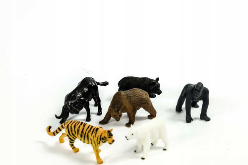 Zwierzęta Dzikie Figurki 6 Szt