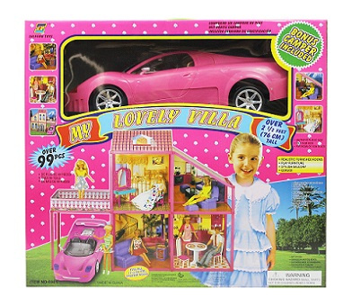 DOMEK DLA LALEK Z AUTEM KARTON / 3