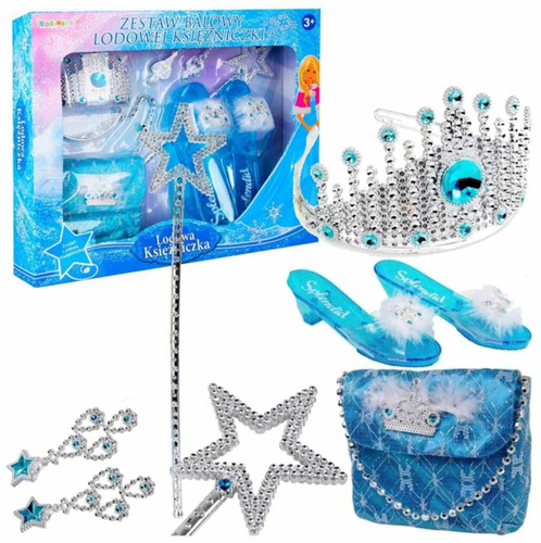 ZESTAW LODOWEJ KSIĘŻNICZKI BUCIKI korona biżuteria