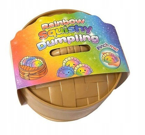 Gniotek Pierożek 3 szt Squishy Antystresowy Sensoryczny Kolorowy dla Dzieci