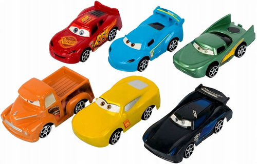 Zestaw Samochodów 6X Cars W Walizce Z Napędem