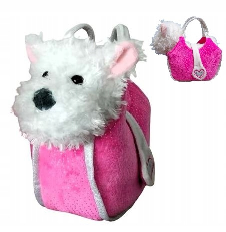 Pluszowy Piesek West Biały W Torebce Do Zabawy I Opieki Przez Dzieci