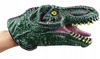 Gumowa Pacynka Dinozaur Na Rękę Pacynki Dinozaur Rękawica Raptor Zielony