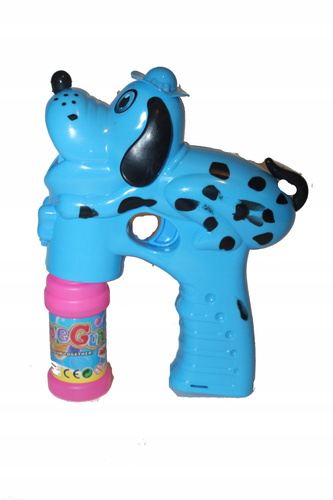 Pistolet Aparat Do Baniek Kształt Pieska Wytwarzajacy Bańki Światło Dźwięk