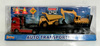 Autotransporter Z Dwoma Pojazdami Budowlanymi Metalowymi