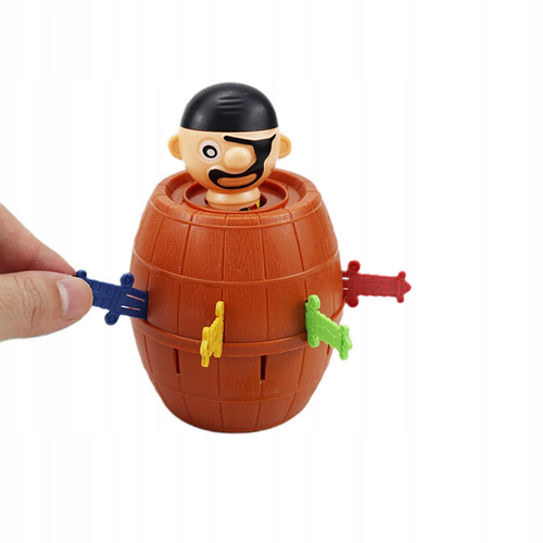 Gra Zręcznościowa Pirat W Beczce Nabijanie Mieczami Beczki Pirata