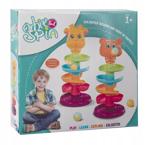 WIEŻA Z PIŁECZKAMI ZJEŻDŻALNIA KULECZKOWA PIŁECZKI ŻYRAFA KOSZYKÓWKA