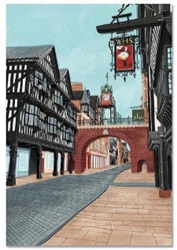 Diamentowa Mozaika Holenderska Uliczka 30x 40cm