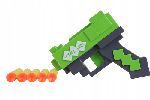 Pixel Gun Pistolet Na Piankowe Naboje Z Przyssawką
