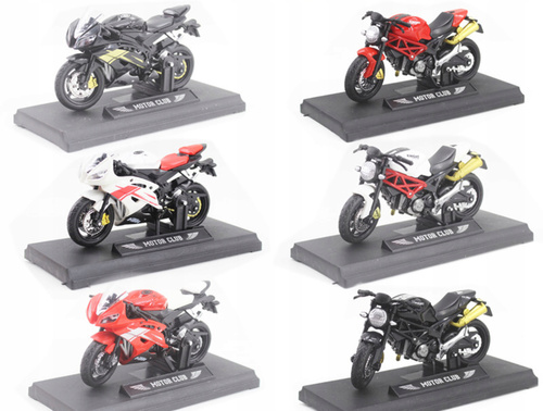 FIGURKA MOTOCYKLA MOTORU KOLEKCJONERSKA RÓZNE WZORY