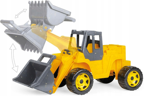 Eco Koparka Xxl Ładowarka Lena Jeździk Łyżka Pojazd Budowlany Stalowe Osie