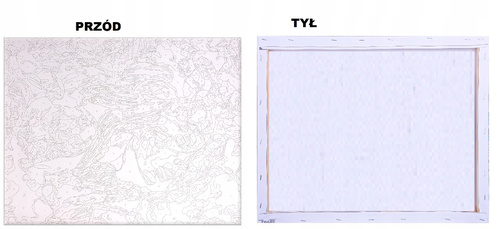Malowanie Po Numerach Praca Na Polu Na Wsi 50x40 Cm Z Ramą Kreatywne