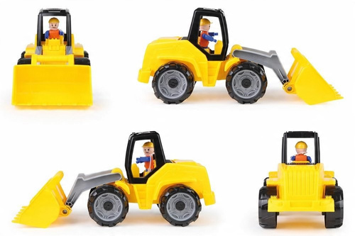 Lena Truxx Duża Koparko Spycharka Samochód Auto 37Cm Dla Dzieci